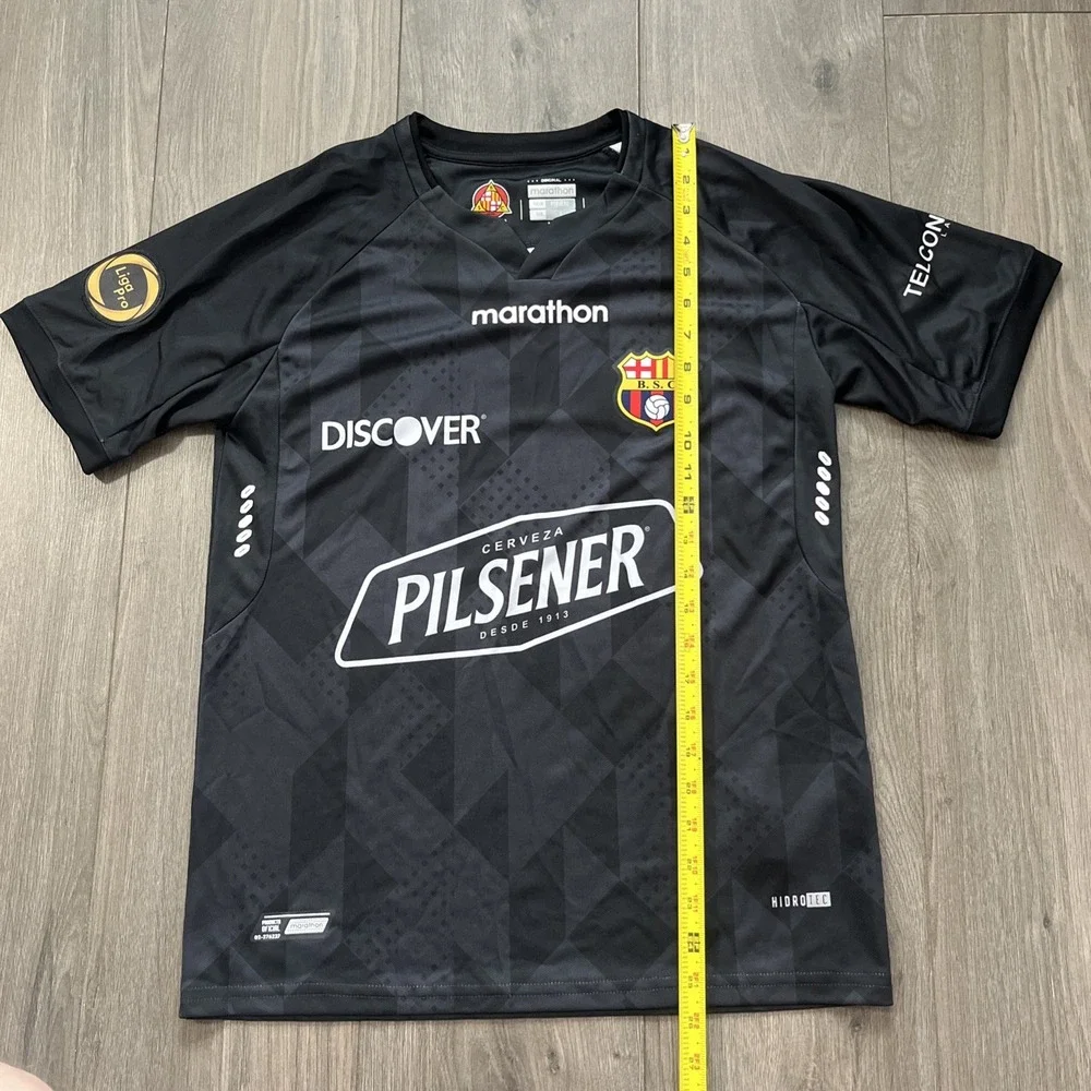 Marathon Barcelona FC Men's S Jersey Black Short Sleeve